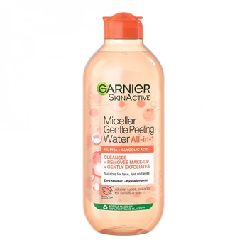 GARNIER GENTLE PEELING micelinis vanduo, 400 ml