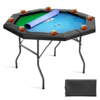 Sulankstomas pokerio stalas 8 žaidėjams