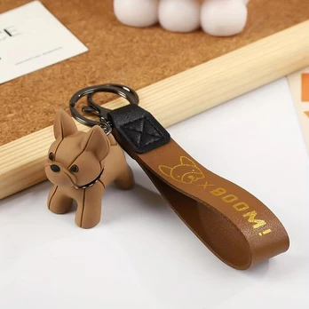 Buldogo raktų pakabukas, chaki