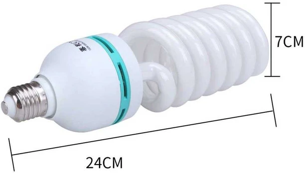 fotostudijos lempa 135 W
