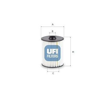 Alyvos filtras UFI 25.228.00