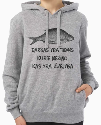 Premium "Stedman" džemperis "Darbas - ne žvejams"