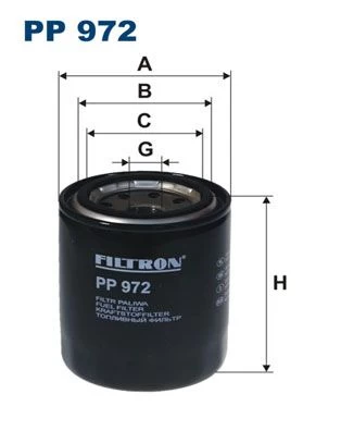 Kuro filtras FILTRON PP 972