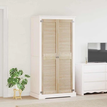 Spintos durys 2 pcs Ruda 170 x 39.5 x 2.1 cm Pušies masyvas