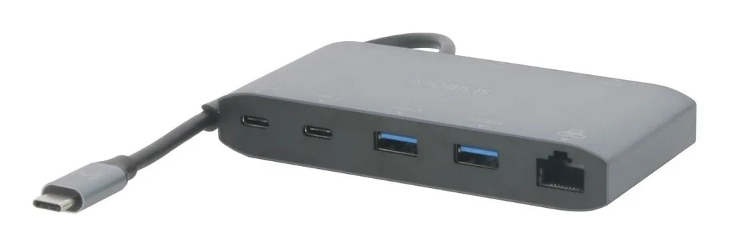 „Mobilis“ USB-C doko stotis „8 in 1“, maks. 100 W