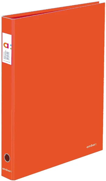A4 Ringbinder 2 Rings Ambar Red