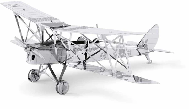 Metalinis 3D konstruktorius Metal Earth "DH82 Tiger Moth"