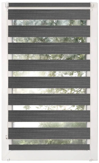 Ritininė užuolaida Karpol Basic, grafito, 35 cm x 150 cm