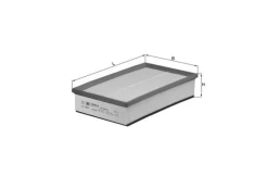 Oro filtras MAHLE LX864 kaina