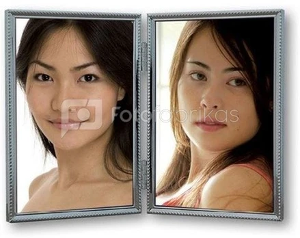 Zep Photo Frame 120DS04-5R Silver 2x 13x18 cm