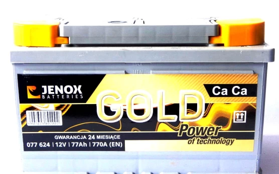 Akumuliatorius 12V 77Ah Gold Jenox
