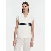 adidas Megztinis 3-Stripes JJ3486 Balta Loose Fit