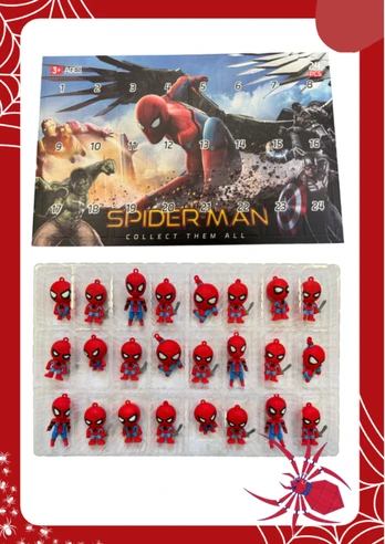 Advento kalendorius spiderman figūrėlės 24 vnt