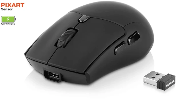 Kompiuterinė pelė REAL-EL RM-460W