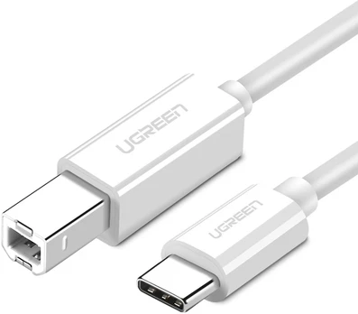 UGREEN USB-C to USB-B 2.0 Spausdintuvas cable 1.5m - Baltas