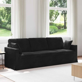 Sofa Juoda 228 x 78 x 80 cm Aksomas