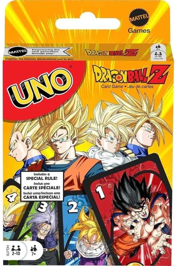 Mattel UNO Dragon Ball Z card game
