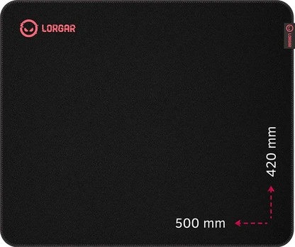 Kilimėlis Prestigio Lorgar Main 325 (L) černo-raudona