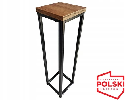 Metalinis loft stiliaus stovas su reguliavimu, 28 cm
