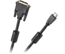 DVI-HDMI kabelis 5 m GOLD v1.3b kaina