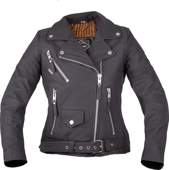 Women’s Leather Motorcycle Jacket W-TEC Brinea