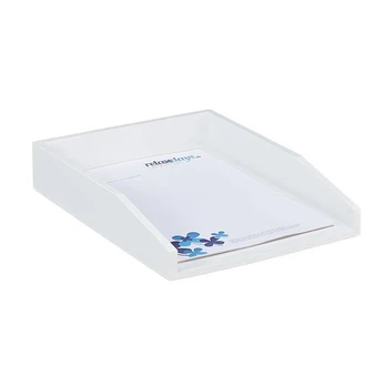 Popieriaus padėklas 6,5x25x33,5 cm., baltos spalvos