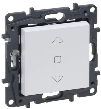 Žaliuzių mygtukas Legrand Niloe Step 863143 (baltas)