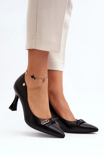 Eco Leather Spikes Black Kismetti