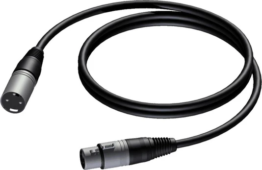 Kabelis Procab XLR - XLR 5m juoda (CAB901/5)