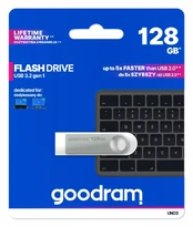 Pendrive UNO3 128GB USB 3.2 Gen1 silver kaina