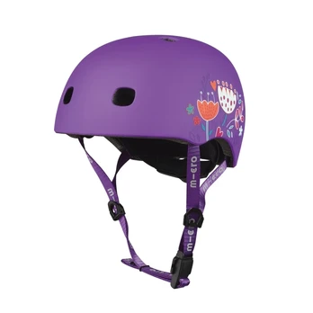 Šalmas Micro Floral Purple S