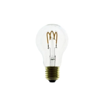 3W E27 LED lemputė CURVED GOCCIA CLEAR