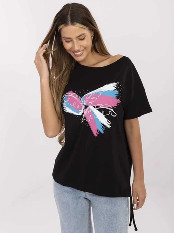 Calimera T-shirt-CLM-TS-1019.79-juoda