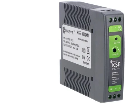 Breve MAITINIMO ŠALIMAS KSE 02024N 230/ 24VDC 1A