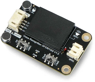 Gravity – neprisijungus balso atpažinimo modulis – I2C, UART – DFRobot SEN0539-EN