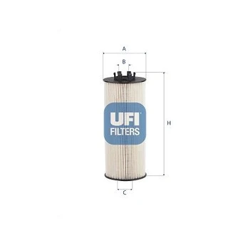 Alyvos filtras UFI 25.282.00