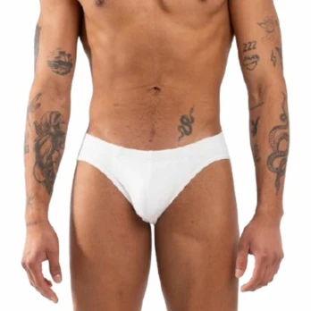 BURN 021 White Slip S - Premium Breathable Men’s Underwear