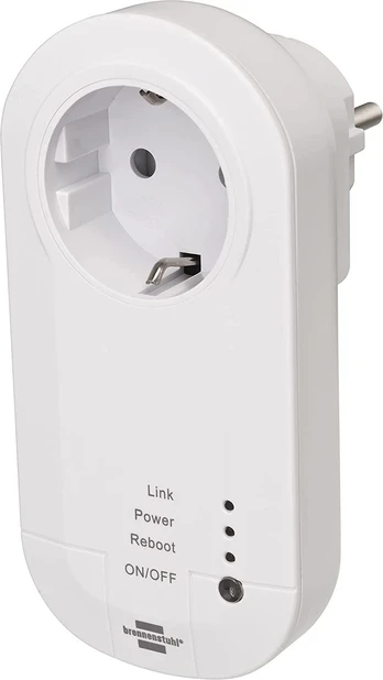 Brennenstuhl Wifi socket, switchable socket (white)