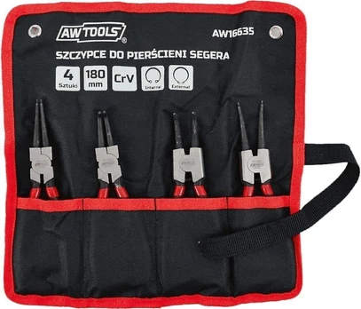 AW-Tools AWTools Seger replės 180 4 dalių dėklas (AW16635)