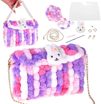 DIY Creative Kit - Fluffy Pom Pom BAG ZA5814