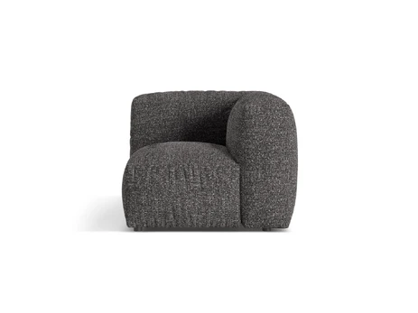 Modul Armless, "Martina", 1 Seat, 106x106x75, Anthracite