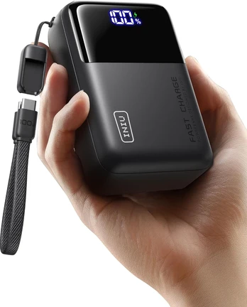 INIU išorinis akumuliatorius 25000 mAh 100 W USB-C PD greitasis įkrovimas, P63