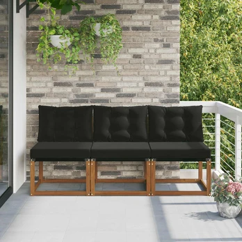 3 Vienetas Lauko vidurinė sofa