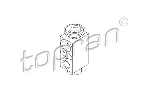 Išsiplėtimo vožtuvas, oro kondicionavimas TOPRAN 401 523