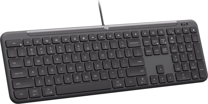 Klaviatūra Logitech su laidu KB K620 verslui GRAPHITE - DEU - CENTRAL-419