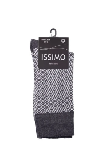 Kojinės vyrams Issimo I235, pilkos
