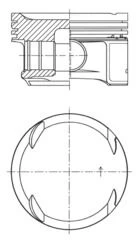 Stūmoklis KOLBENSCHMIDT 41725600 kaina