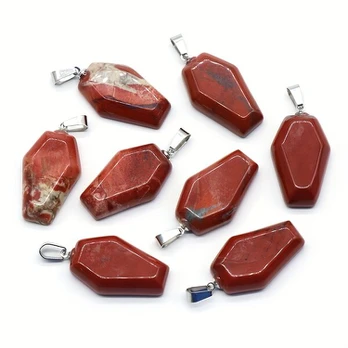 Karstelis, pakabukas, Red Jasper (1pc)