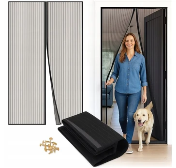 Magnetinis tinklelis nuo uodų durims, 100x210 cm