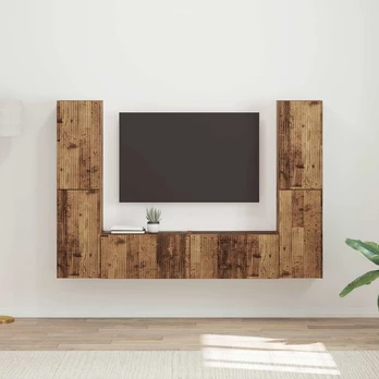 TV staliukas 3 pcs Senovinis medis
